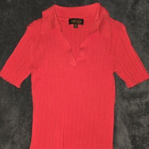 Truth Women's Vibrant Red Short Sleeve Top